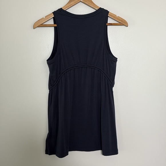 Athleta Air Out Cinch Tank Top Sleeveless Lightweight Black Size S - Picture 7 of 13